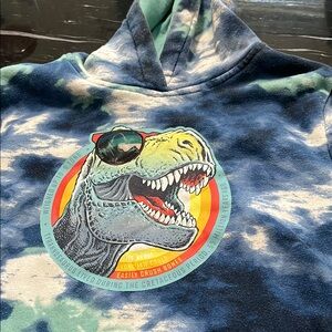 365 Kids Dinosaur Tie-Dye Hoodie